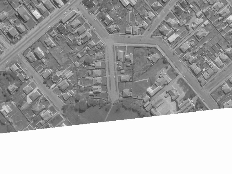 4 Meredith Street from the air, 1960-1964