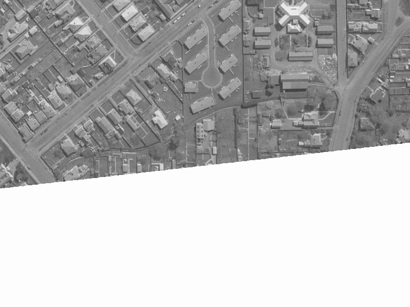 23B Macaulay Street from the air, 1960-1964