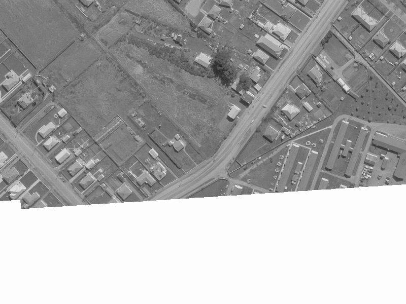 68 Springs Road from the air, 1960-1964