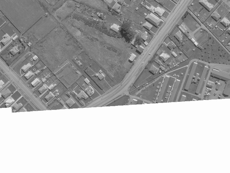 68B Springs Road from the air, 1960-1964