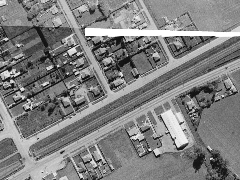 622 Waterloo Road from the air, 1960-1964