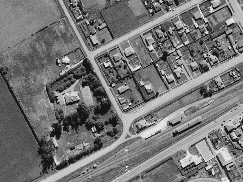 4 Bailey Street from the air, 1960-1964