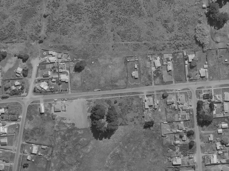 61 Harbour Road from the air, 1970-1974