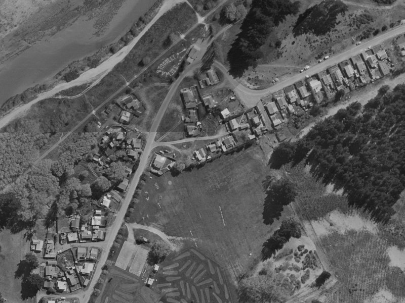 Pine Avenue from the air, 1970-1974