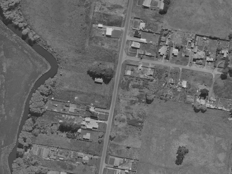 1003 Lower Styx Road from the air, 1970-1974