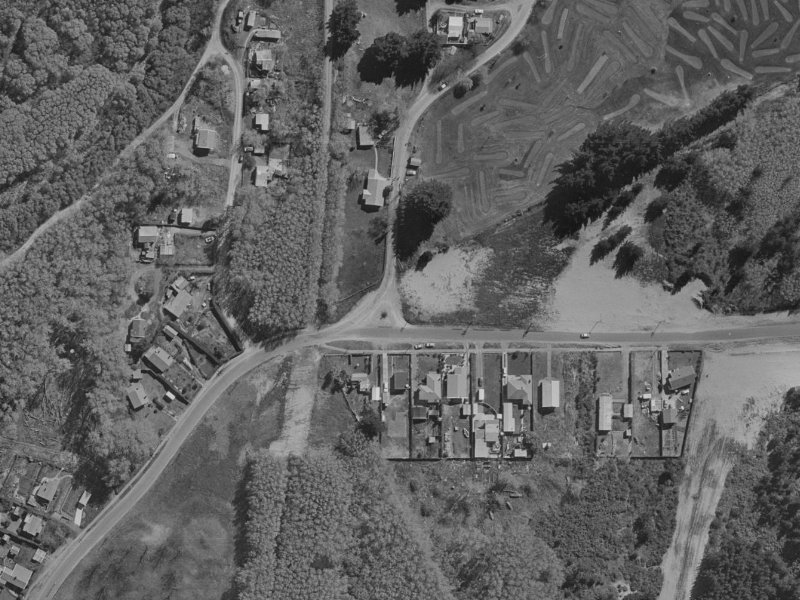 196 Kainga Road from the air, 1970-1974