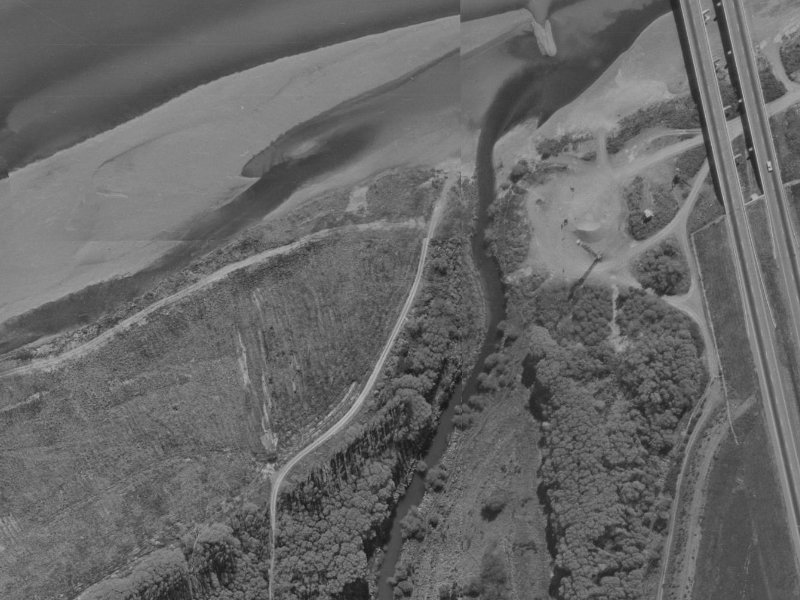 162 Coutts Island Road from the air, 1970-1974