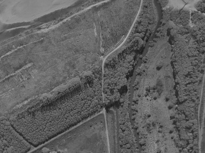 166 Coutts Island Road from the air, 1970-1974