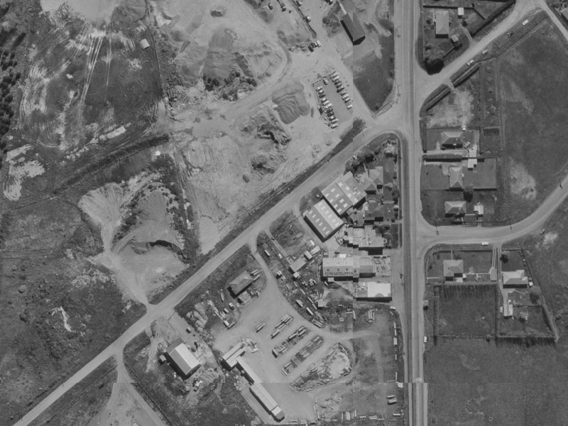 Empire Road from the air, 1970-1974