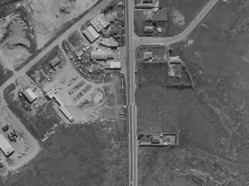 1263 Main North Road from the air, 1970-1974