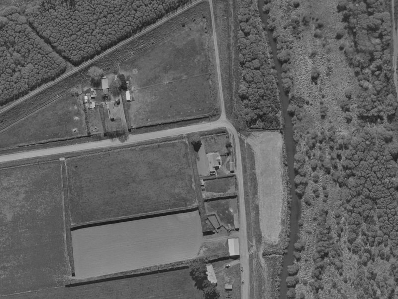 71 Coutts Island Road from the air, 1970-1974