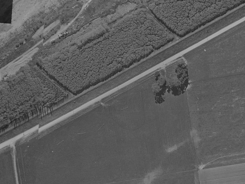 93–171 Coutts Island Road from the air, 1970-1974