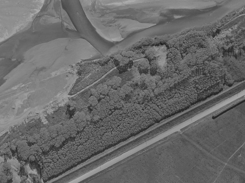 217 Coutts Island Road from the air, 1970-1974