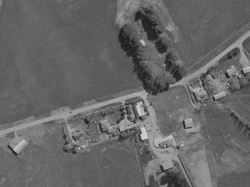 219–231 Spencerville Road from the air, 1970-1974