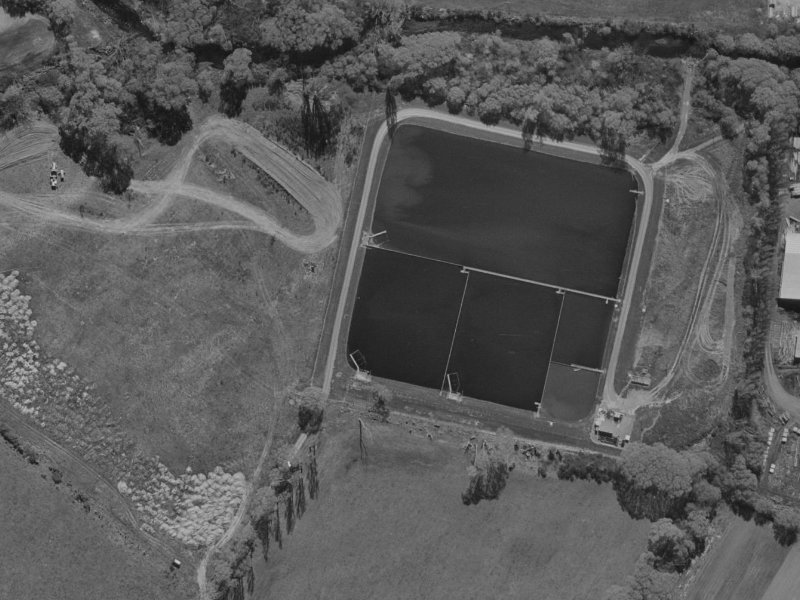 15R Dickeys Road from the air, 1970-1974
