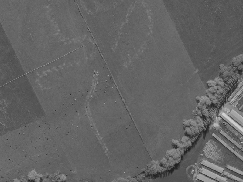 741 Marshland Road from the air, 1970-1974