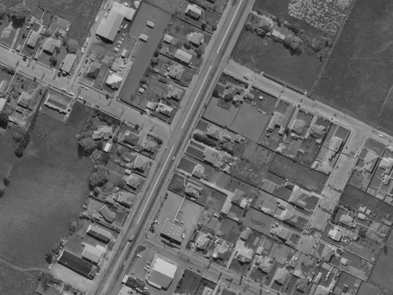 820 Main North Road from the air, 1970-1974