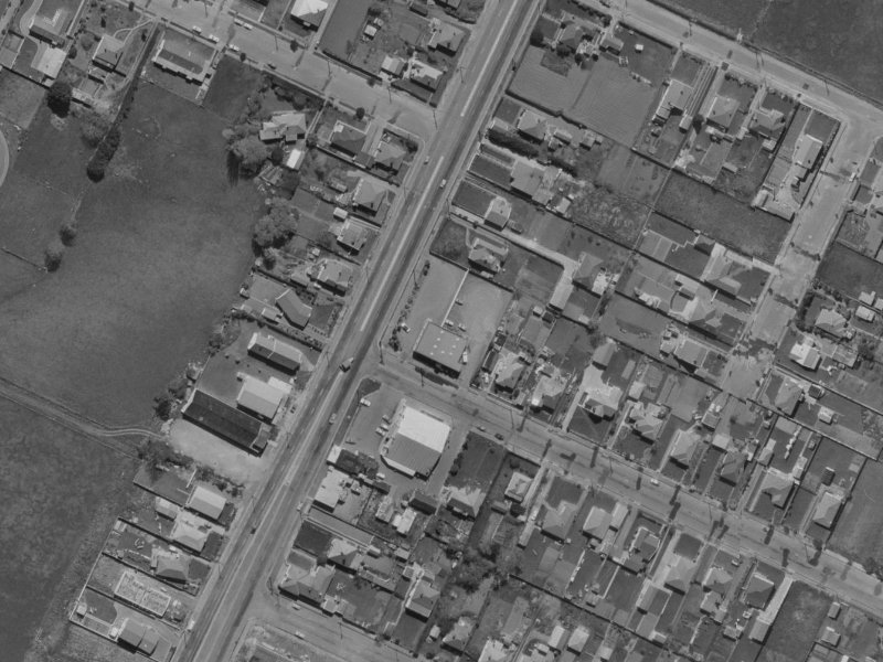 812 Main North Road from the air, 1970-1974