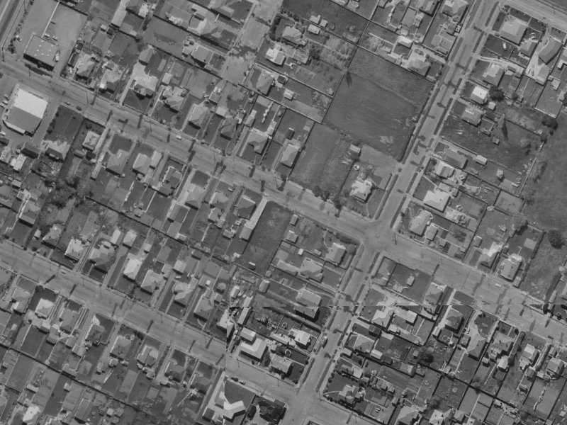 24 Richill Street from the air, 1970-1974