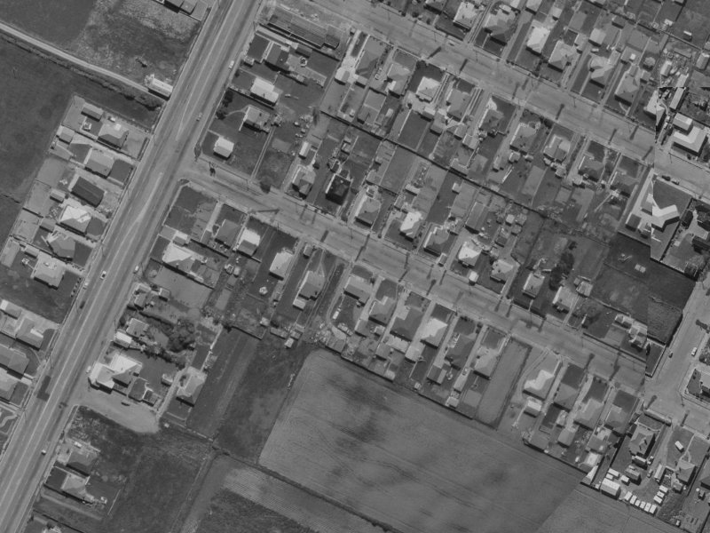 12 Donegal Street from the air, 1970-1974