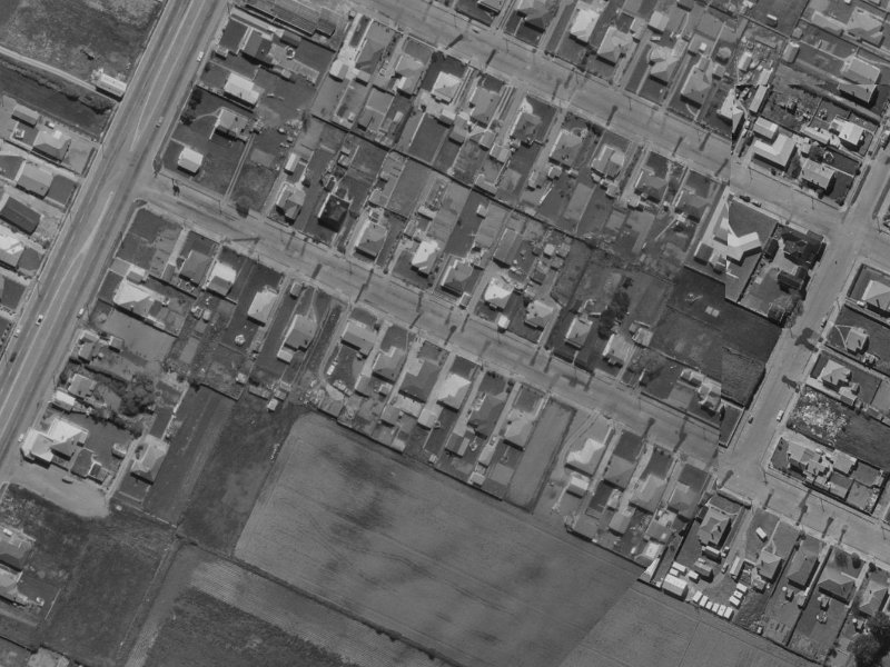 Donegal Street from the air, 1970-1974