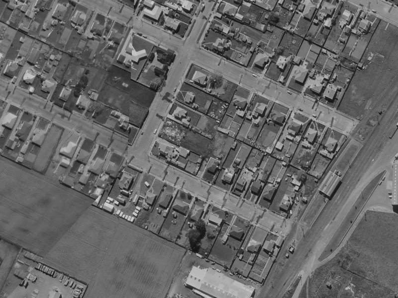 39 Donegal Street from the air, 1970-1974