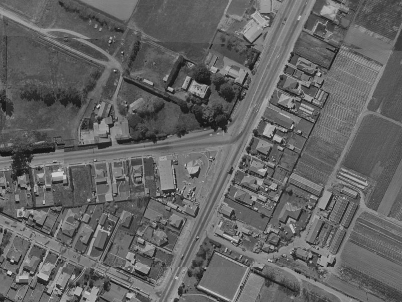 713 Main North Road from the air, 1970-1974