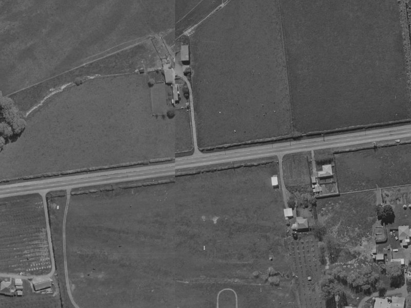 Johns Road from the air, 1970-1974
