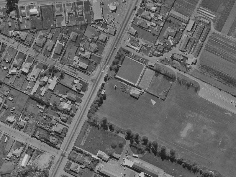 710A Main North Road from the air, 1970-1974