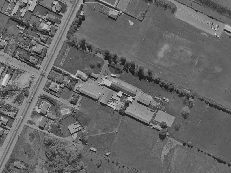 688C Main North Road from the air, 1970-1974