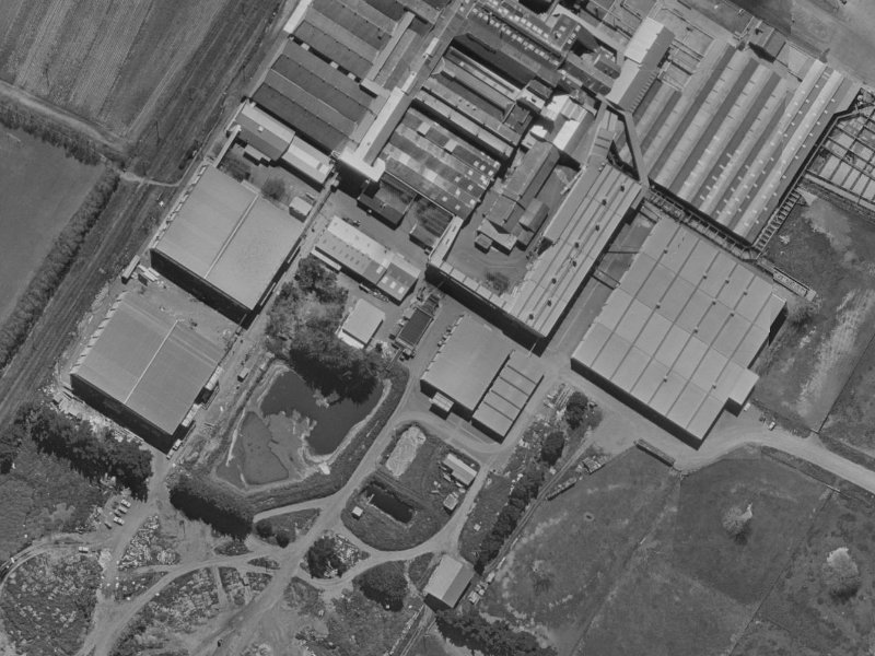 Frank Coxon Road from the air, 1970-1974