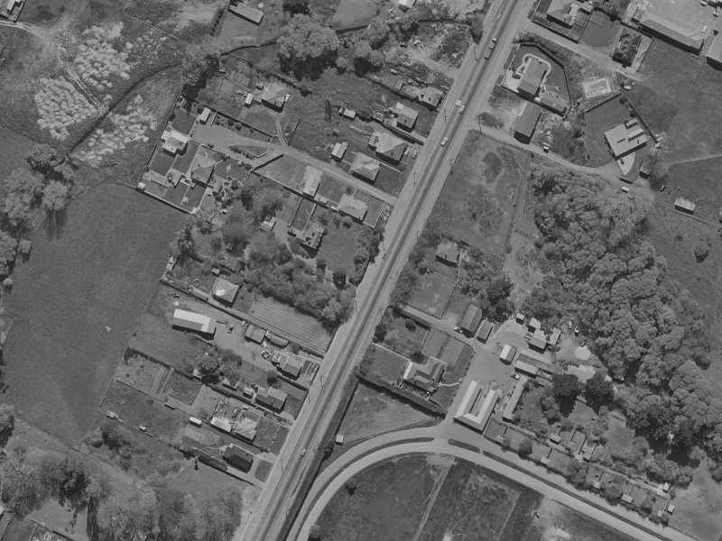 665 Main North Road from the air, 1970-1974