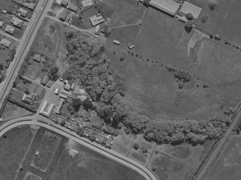 17 Shenley Drive from the air, 1970-1974