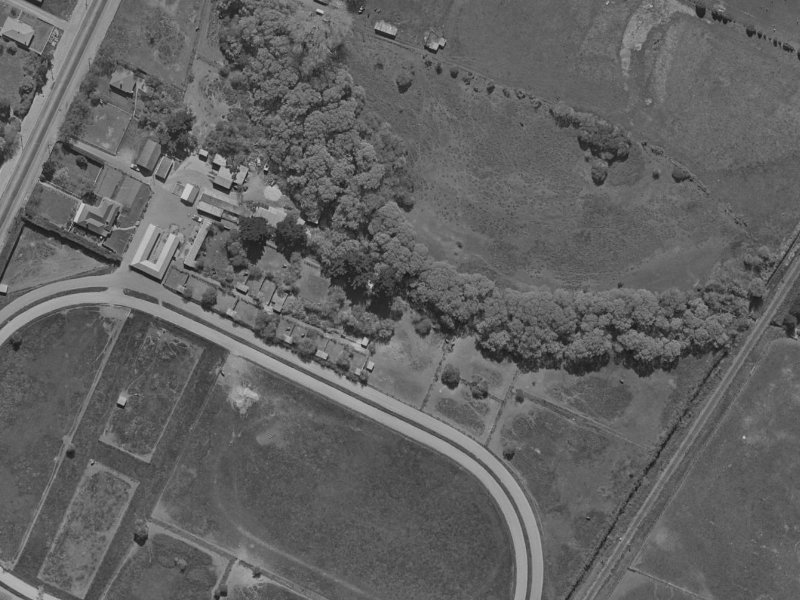 12 Shenley Drive from the air, 1970-1974