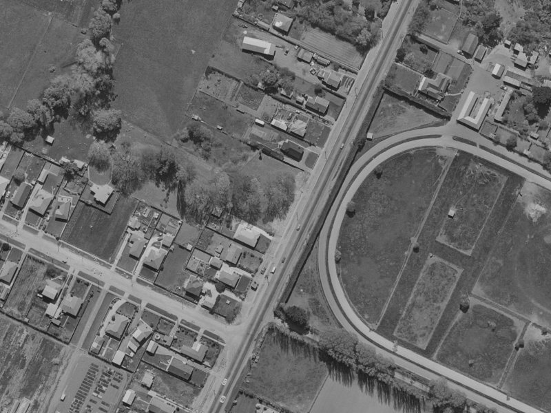 649 Main N Road from the air, 1970-1974