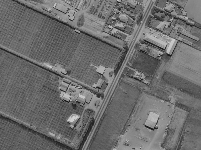 545 Main North Road from the air, 1970-1974