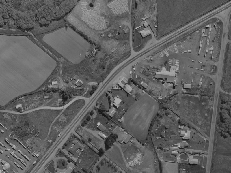 443 Johns Road Service Lane from the air, 1970-1974