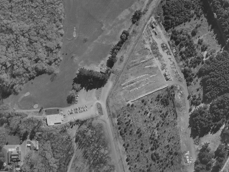 115A Waitikiri Drive from the air, 1970-1974