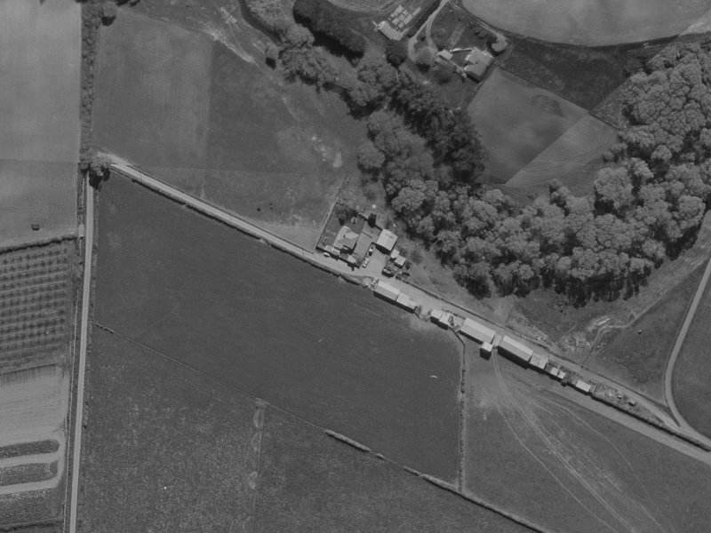 74 Willowview Drive from the air, 1970-1974
