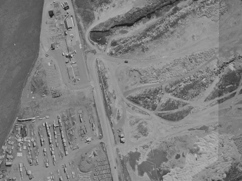 571 Sawyers Arms Road from the air, 1970-1974