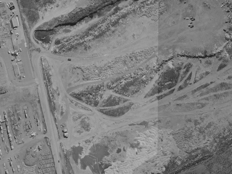 565 Sawyers Arms Road from the air, 1970-1974