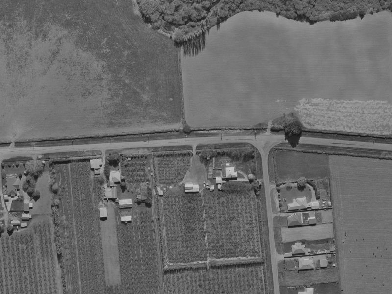 216 Styx Mill Road from the air, 1970-1974