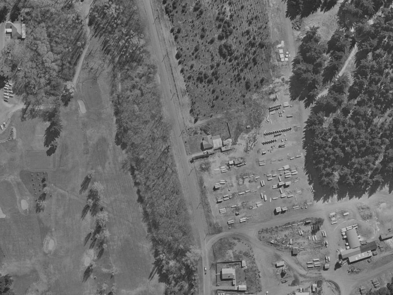 107 Waitikiri Drive from the air, 1970-1974