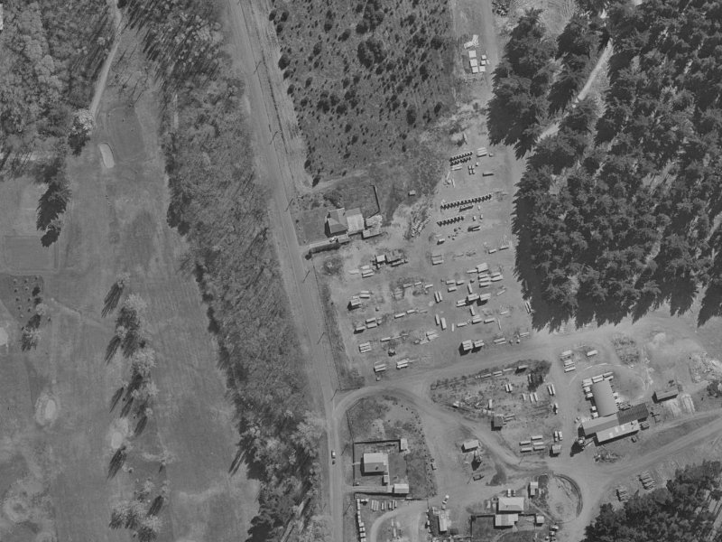 104 Waitikiri Drive from the air, 1970-1974