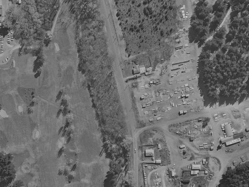 105 Waitikiri Drive from the air, 1970-1974