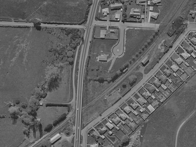 10C Tracy Place from the air, 1970-1974