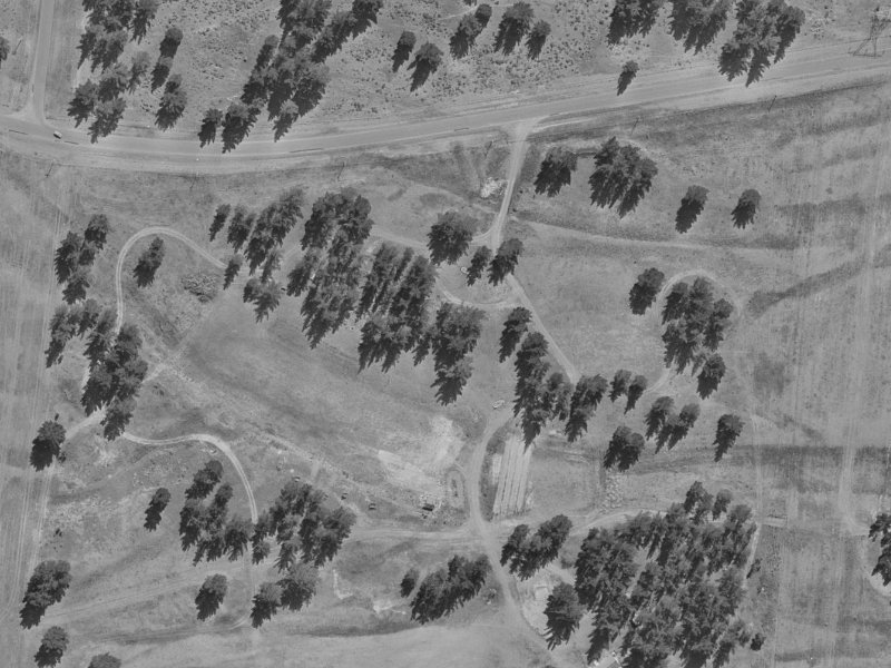 Mcleans Island Road from the air, 1970-1974