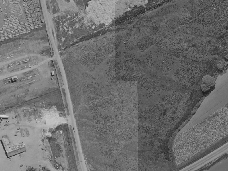 530 Sawyers Arms Road from the air, 1970-1974