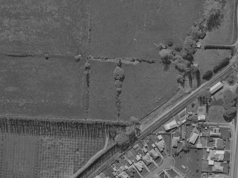 73 Regents Park Drive from the air, 1970-1974