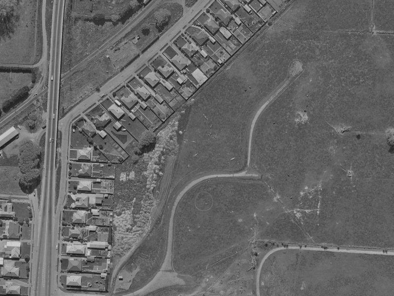 25A Creese Place from the air, 1970-1974